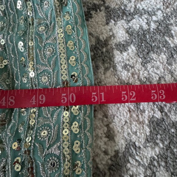 [NEW] Women's Indya Sky Blue Embroidered Anarkali Gown - Picture 7 of 11